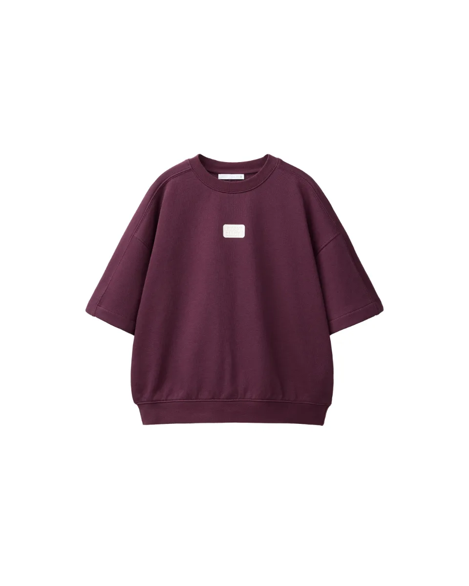 Terry jogging T-shirt - Burgundy