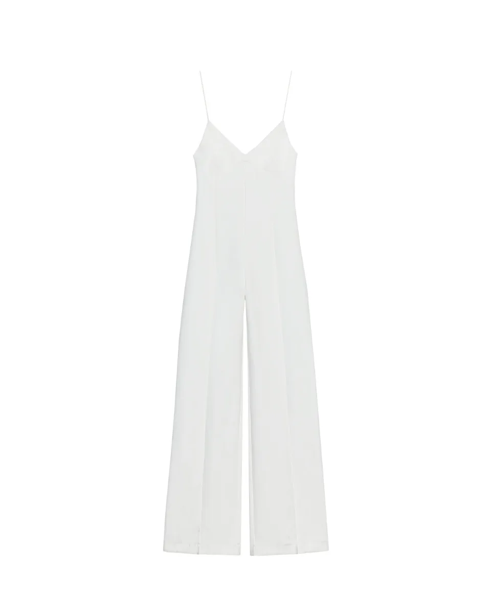 Mono largo interlock - Blanco