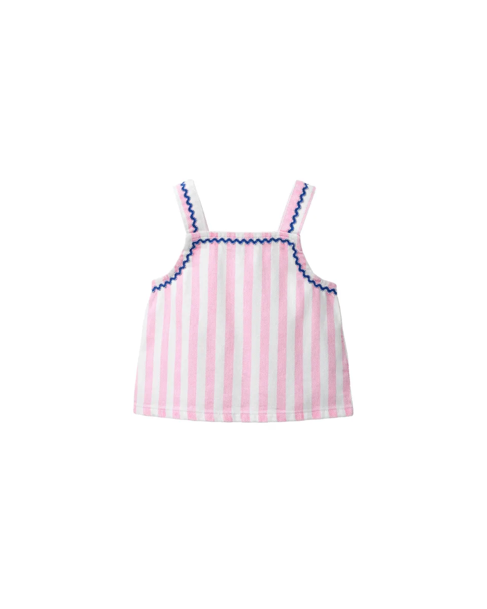 Top sarga rayas - Rosa