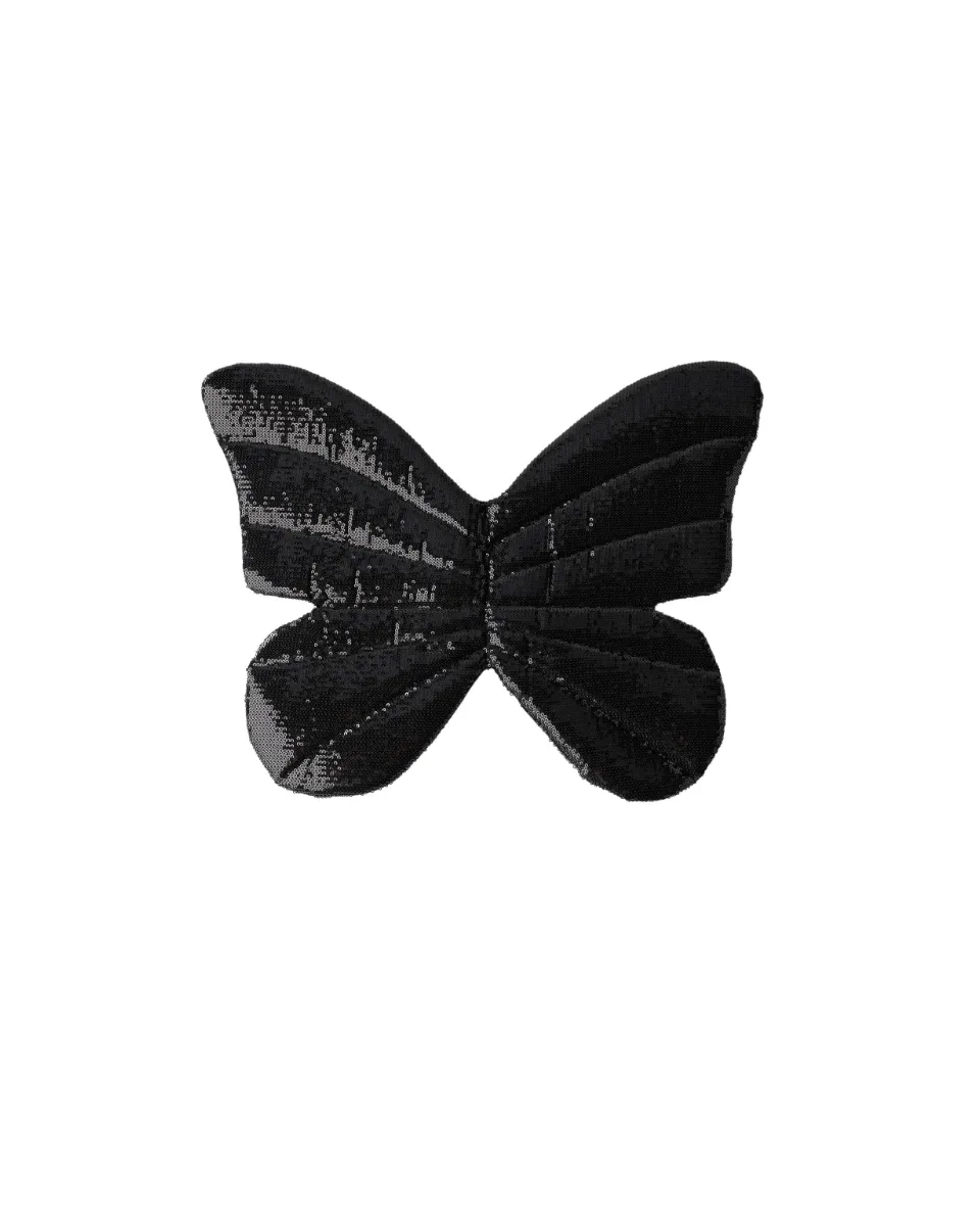 Sequin butterfly costume wings - Black