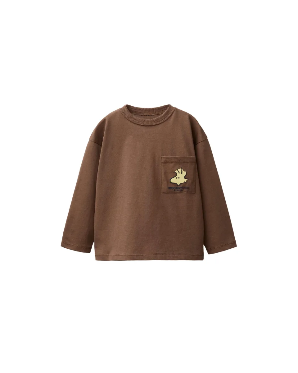 Snoopy Peanuts™ printed T-shirt - Brown