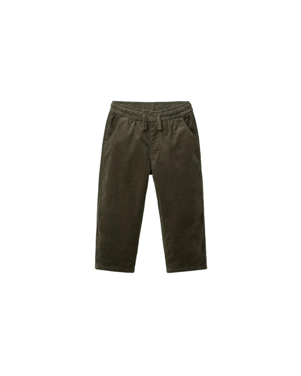 Pantalón micropana forrado - Caqui