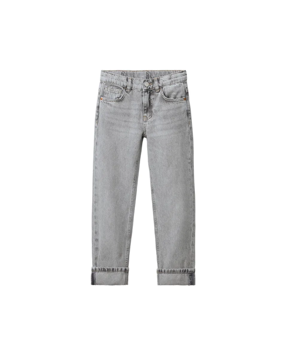 Jeans straight - Gris claro