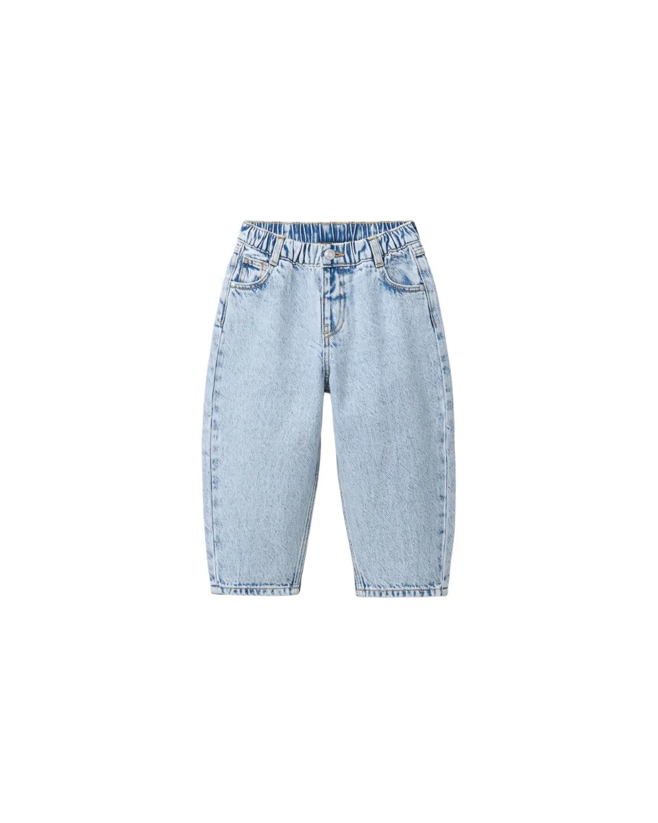 Jeans baggy relaxed acid - Azul claro