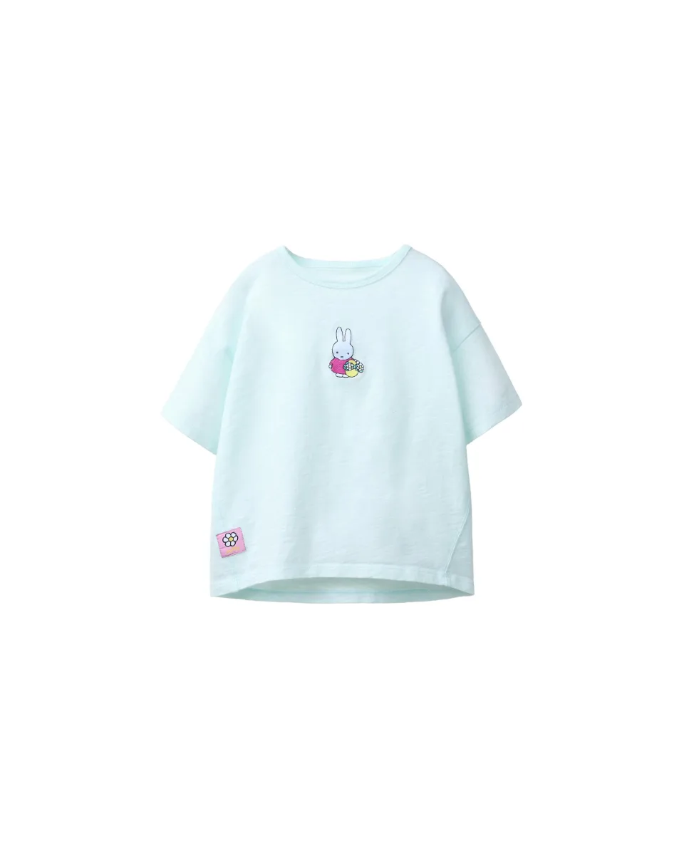 Camiseta estampada Miffy™ Mercis BV © - Azul claro