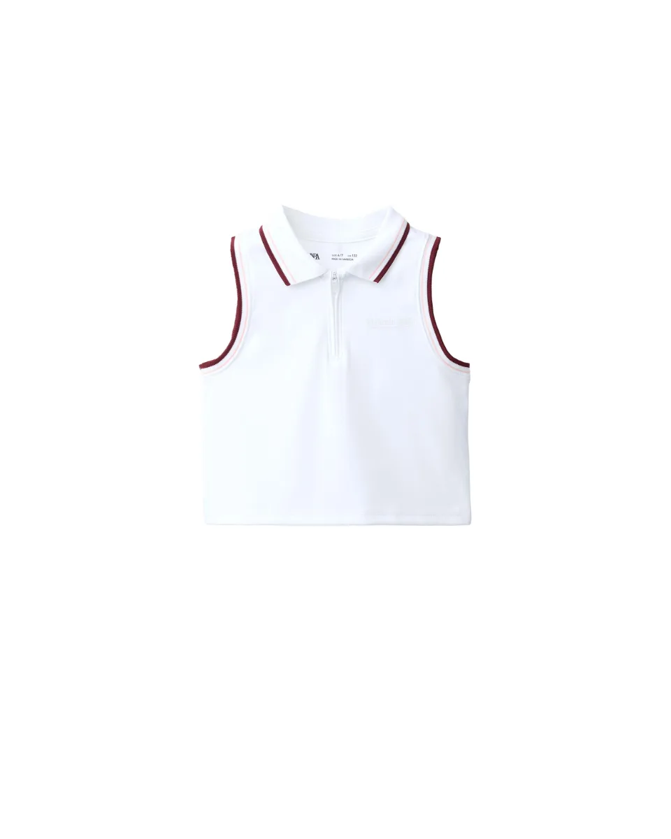 Polo sporty - Blanco