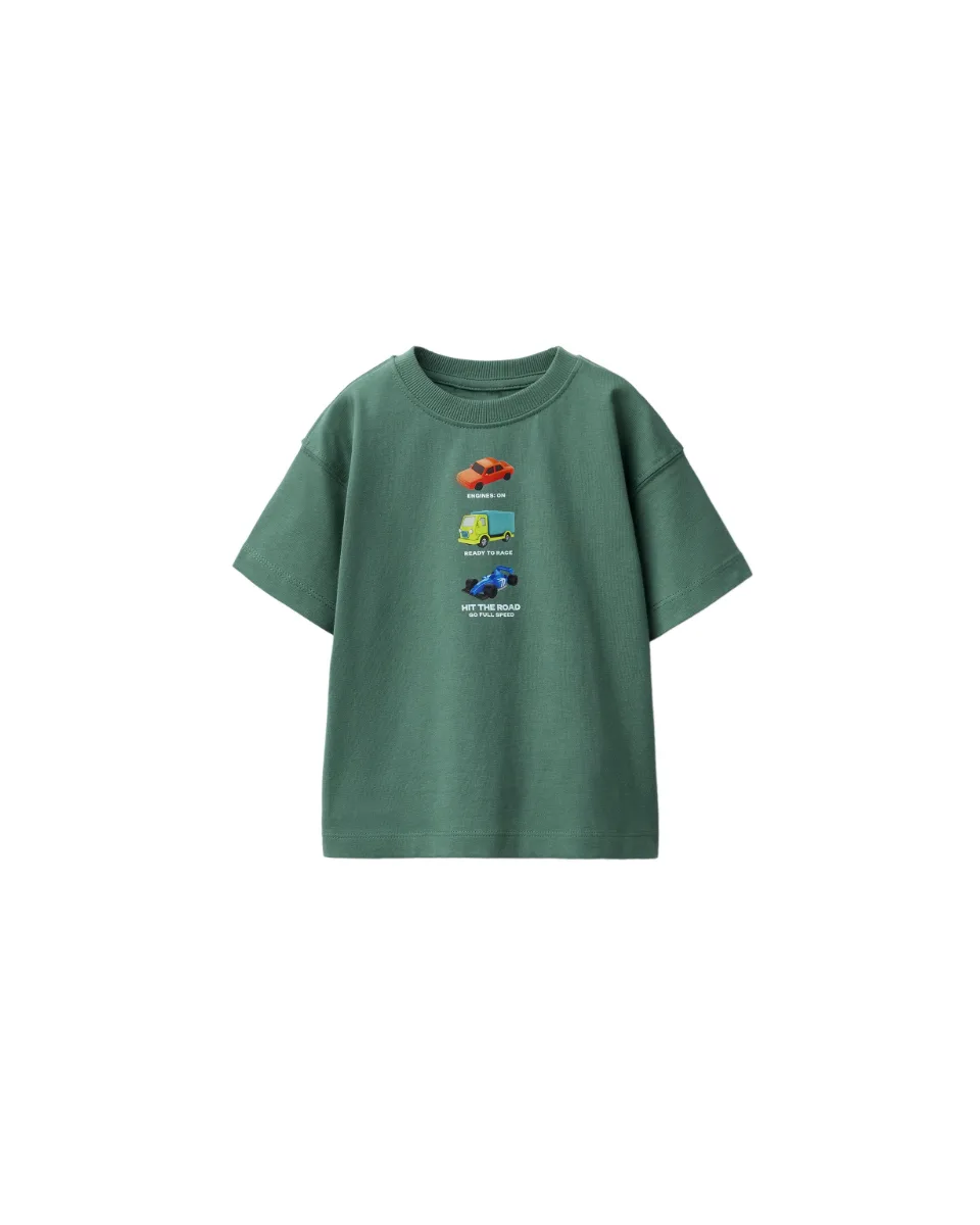 Camiseta estampada - Verde