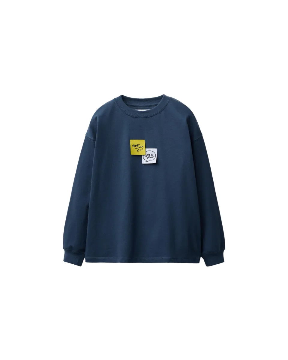 Camiseta etiquetas - Azul / Azul marino