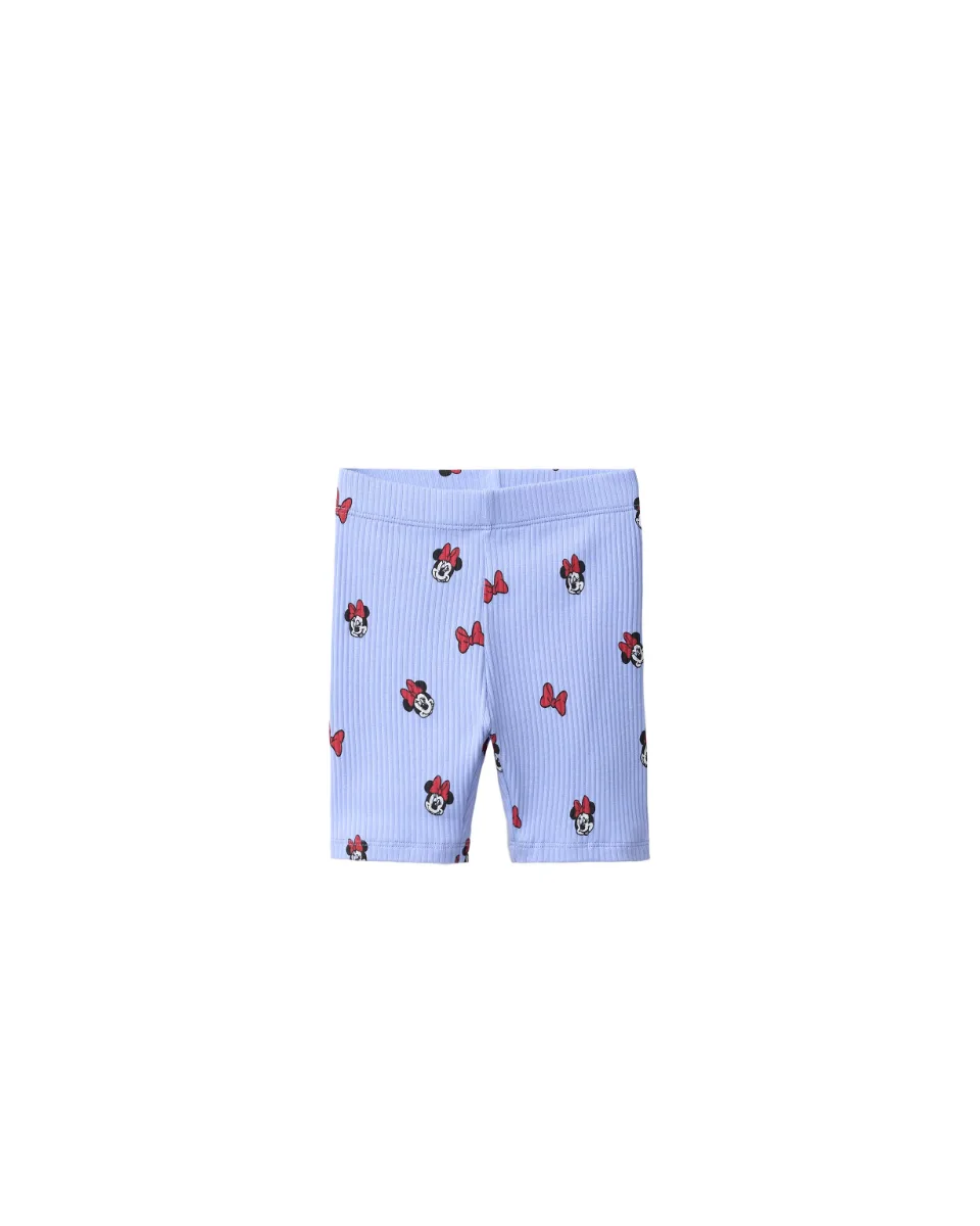 Legging ciclista Minnie Mouse © Disney - Azul / Blanco
