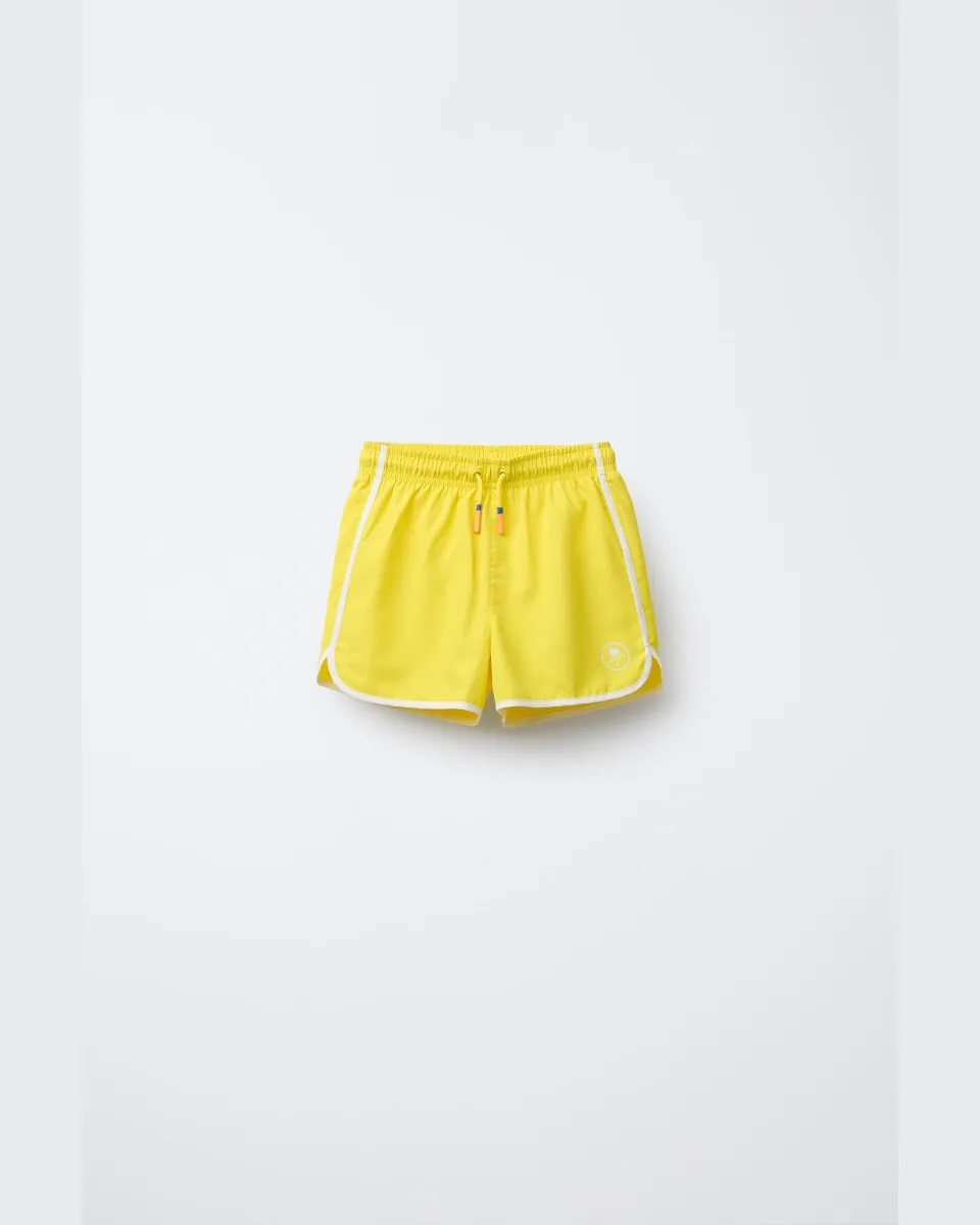Bermuda baño palmera - Amarillo